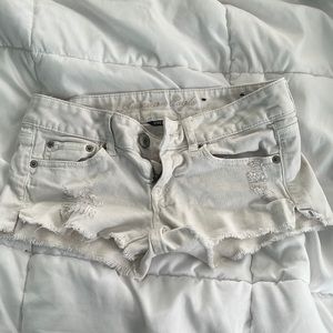 American Eagle White Shorts